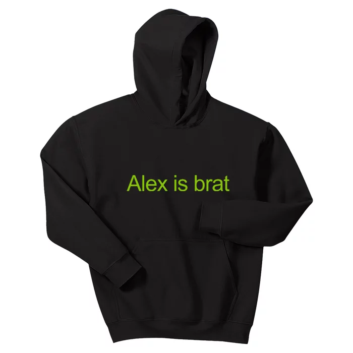 Hattie Piastri Alex Is Brat Kids Hoodie