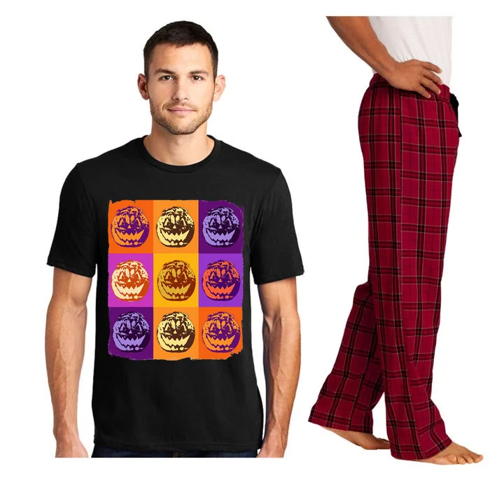 Halloween Pop Art Pumpkin Lover Pajama Set