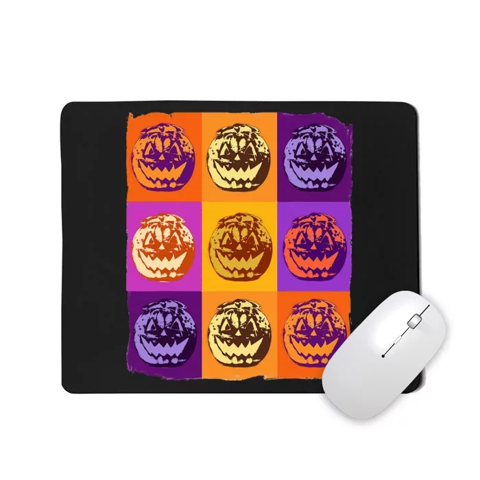 Halloween Pop Art Pumpkin Lover Mousepad