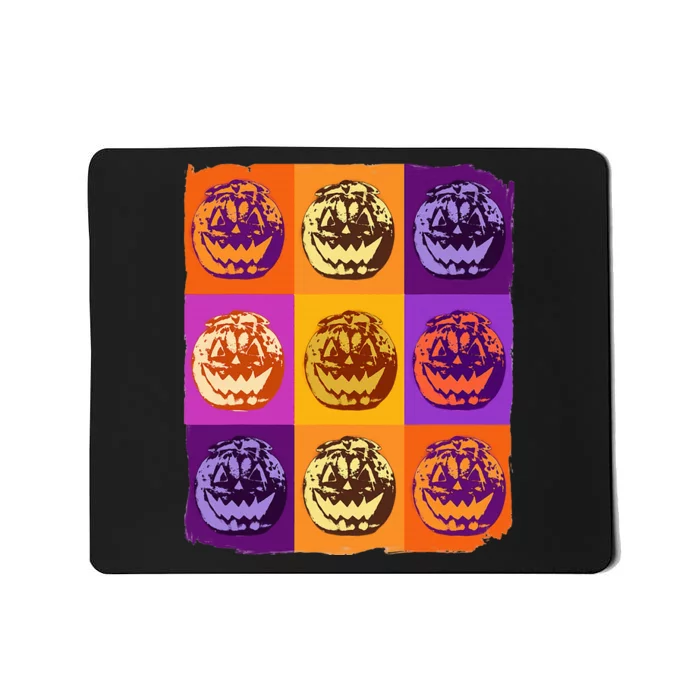 Halloween Pop Art Pumpkin Lover Mousepad