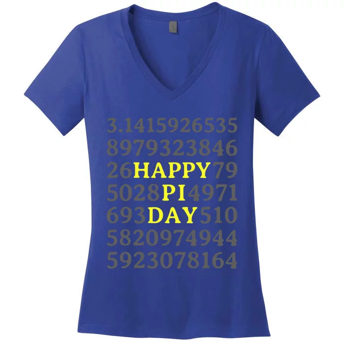 Happy Pi Approximation Day 3 14 Gift Women's V-Neck T-Shirt