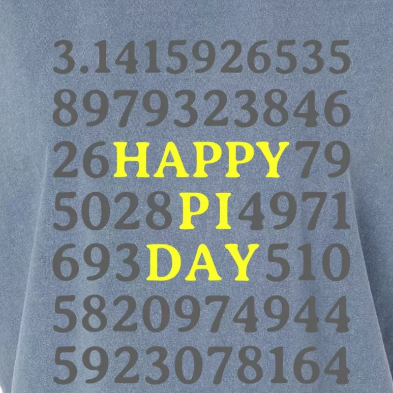 Happy Pi Approximation Day 3 14 Gift Garment-Dyed Women's Muscle Tee