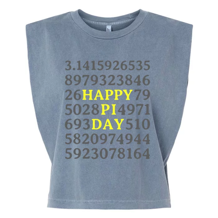 Happy Pi Approximation Day 3 14 Gift Garment-Dyed Women's Muscle Tee