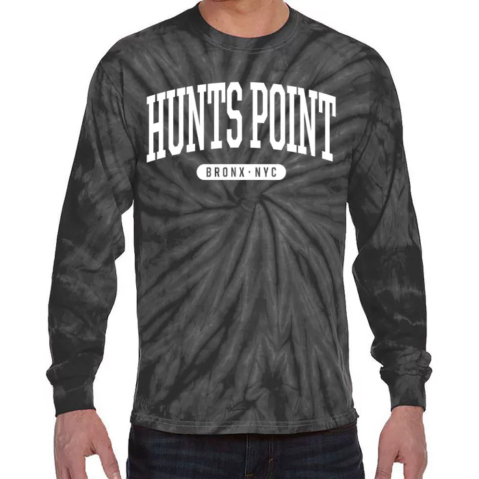 Hunts Point Bronx Ny Souvenirs & Gifts Nyc Bronx New York Hunts Point Tie-Dye Long Sleeve Shirt