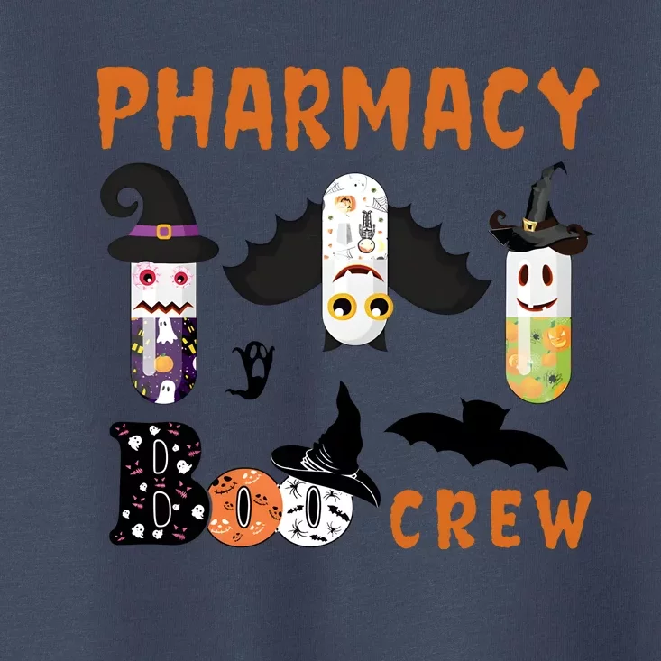 Halloween Pharmacy Boo Crew Ghost Ghoul Toddler T-Shirt