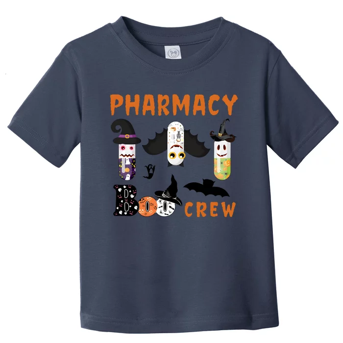 Halloween Pharmacy Boo Crew Ghost Ghoul Toddler T-Shirt