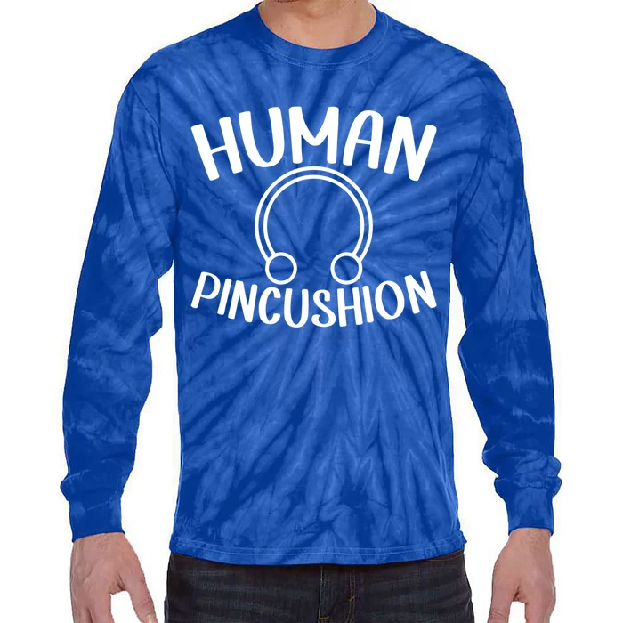 Hu Pincushion Body Piercing Enthusiast Artist Gift Tie-Dye Long Sleeve Shirt