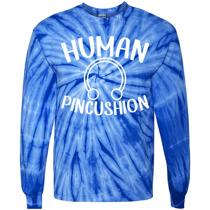 Hu Pincushion Body Piercing Enthusiast Artist Gift Tie-Dye Long Sleeve Shirt