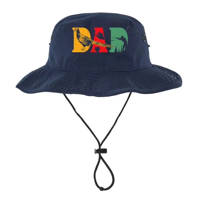 Hunting Pheasant Bird DAD Retro Art Hunter Legacy Cool Fit Booney Bucket Hat