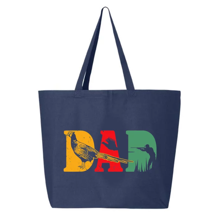 Hunting Pheasant Bird DAD Retro Art Hunter 25L Jumbo Tote