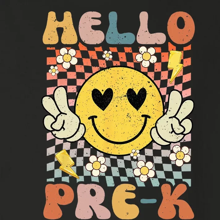 Hello PreK Back To School 1st Day of School Teacher Toddler Long Sleeve Shirt