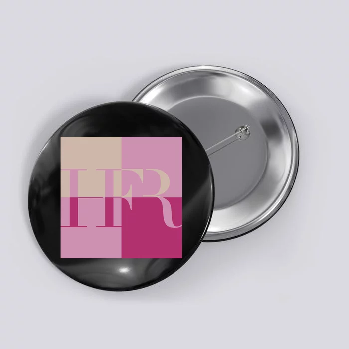 HFR Pink Color Blocking Button