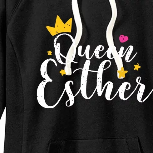 Happy Purim Costume Idea Queen Esther Hebrew Jewish Holiday Women's Fleece Hoodie