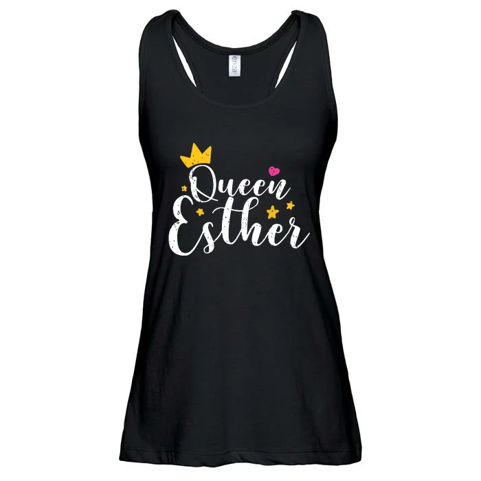 Happy Purim Costume Idea Queen Esther Hebrew Jewish Holiday Ladies Essential Flowy Tank