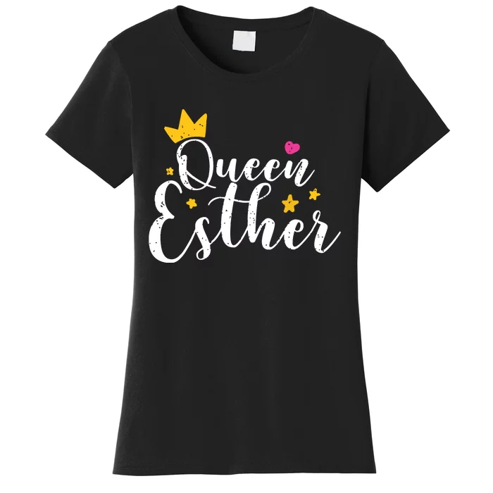 Happy Purim Costume Idea Queen Esther Hebrew Jewish Holiday Women's T-Shirt