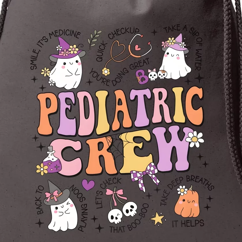 Halloween Pediatric Crew Nurse Drawstring Bag