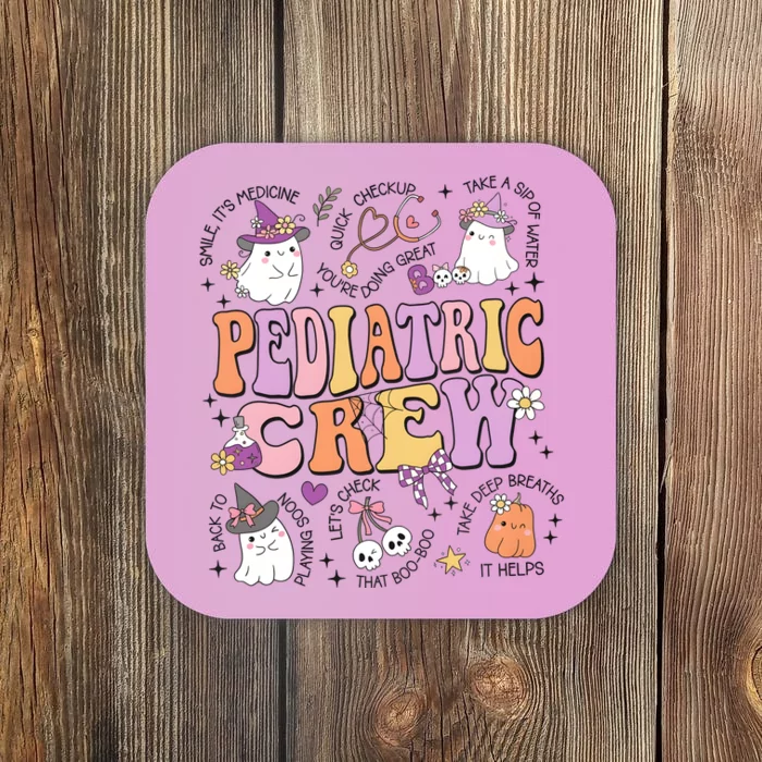 Halloween Pediatric Crew Nurse Coaster