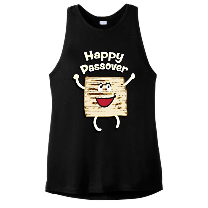 Happy Passover Cute Joyful Sedar Feast Gift Ladies Tri-Blend Wicking Tank