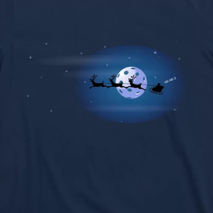 HoHo2 | Pickleball Christmas | Pickleball Santa | Pickleball Moon | Great T-Shirt