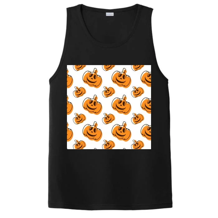 Halloween Pumpkin Cartoon Performance Tank