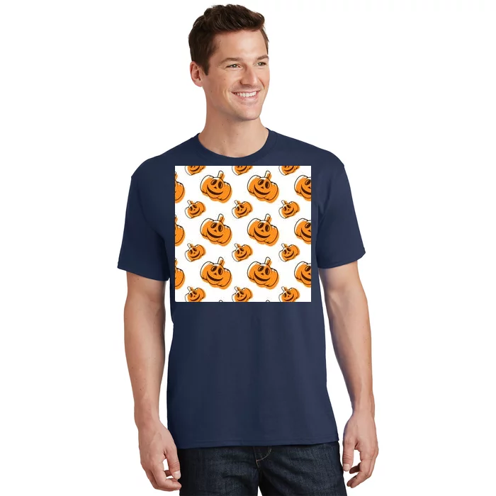 Halloween Pumpkin Cartoon T-Shirt