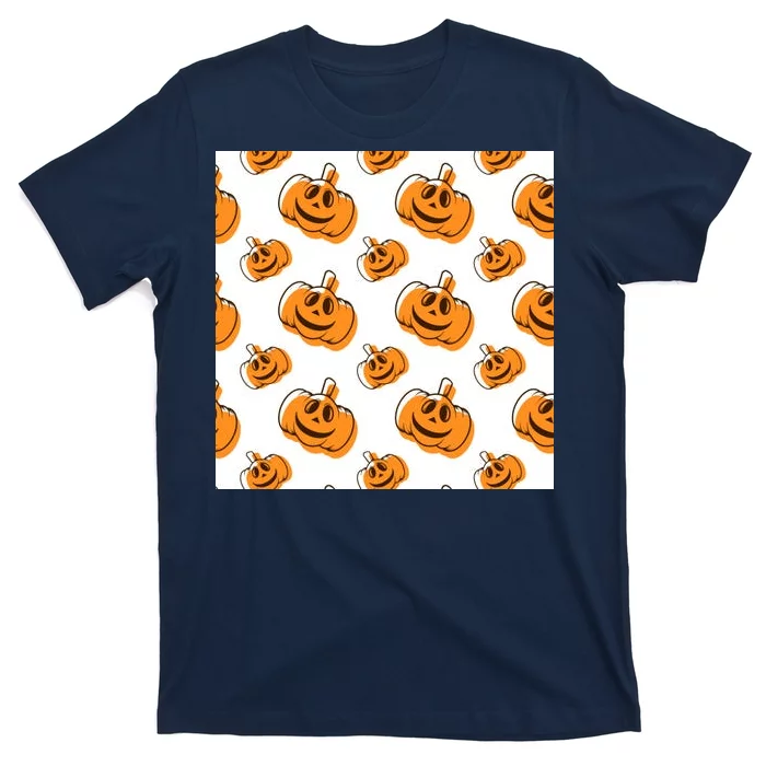 Halloween Pumpkin Cartoon T-Shirt