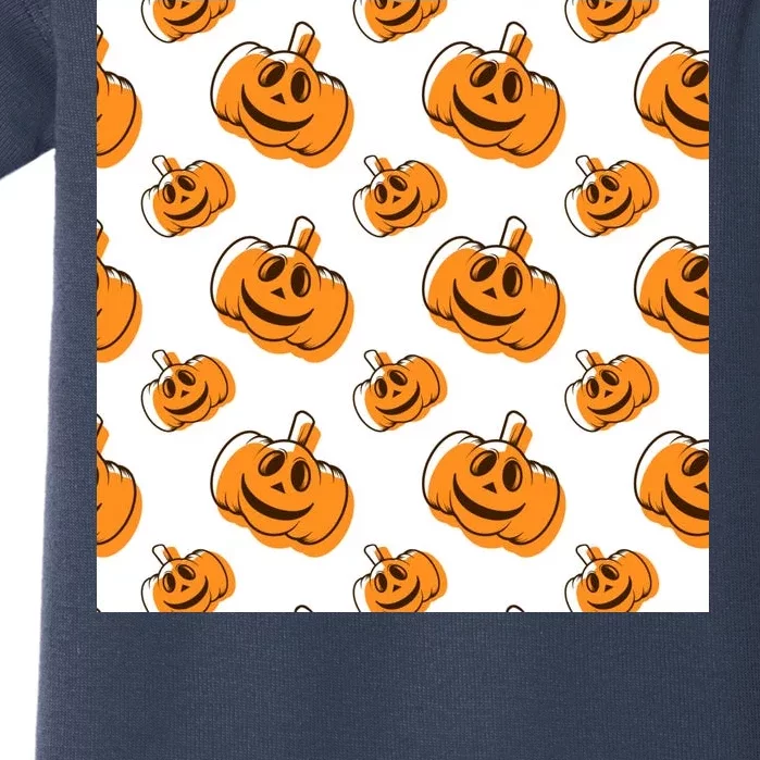 Halloween Pumpkin Cartoon Baby Bodysuit