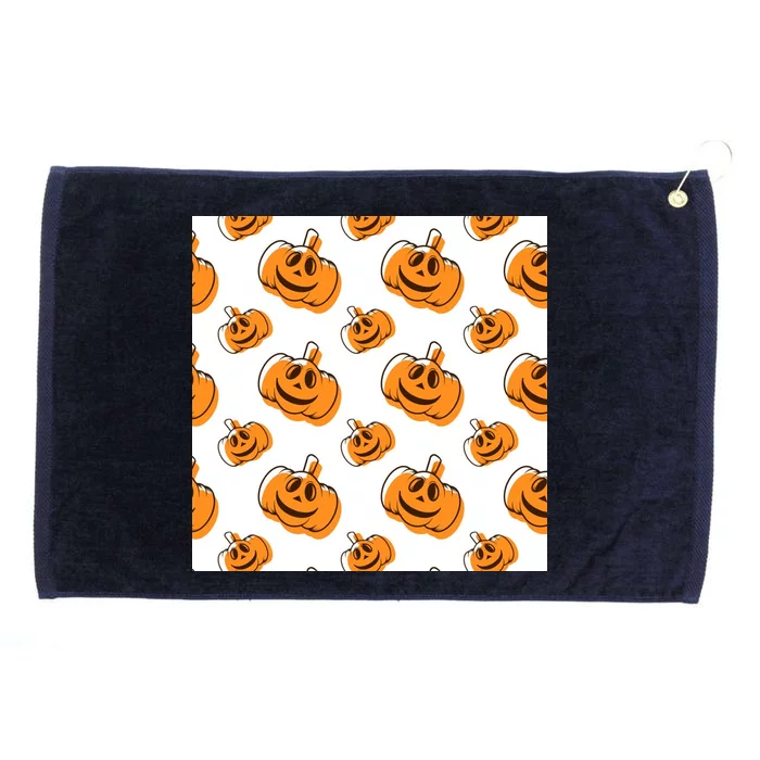 Halloween Pumpkin Cartoon Grommeted Golf Towel