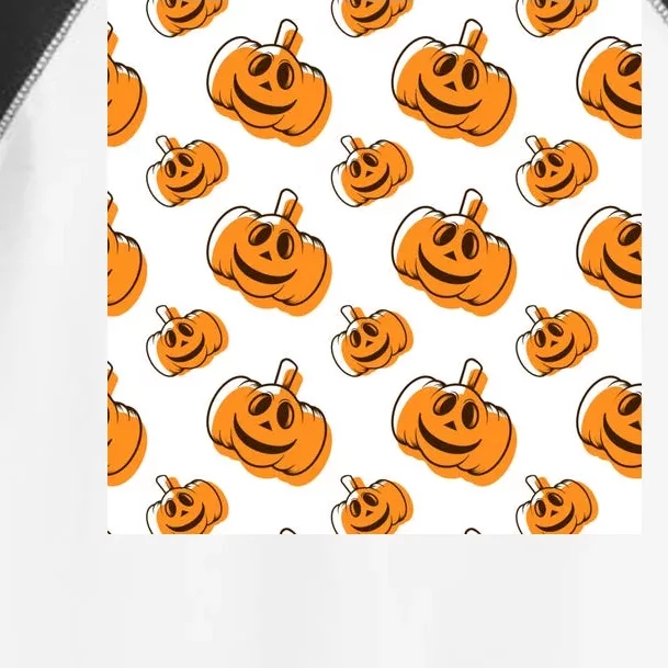 Halloween Pumpkin Cartoon Toddler Fine Jersey T-Shirt