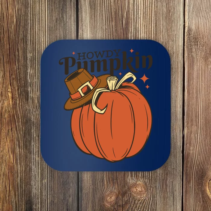 Howdy Pumpkin Cowboy Fall Coaster