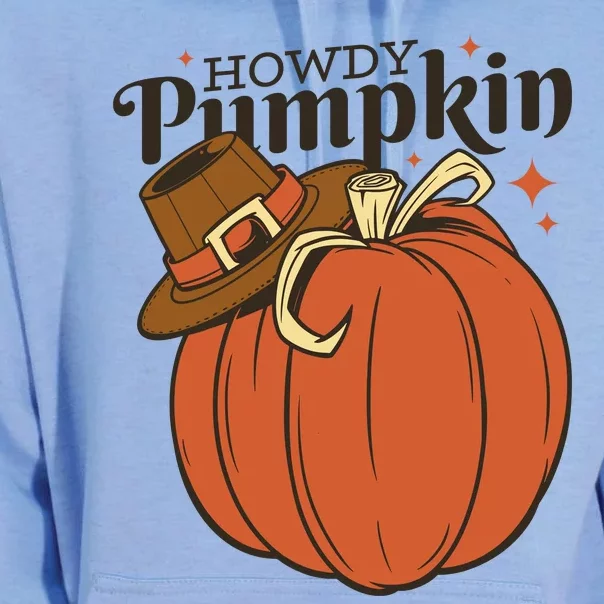 Howdy Pumpkin Cowboy Fall Unisex Surf Hoodie