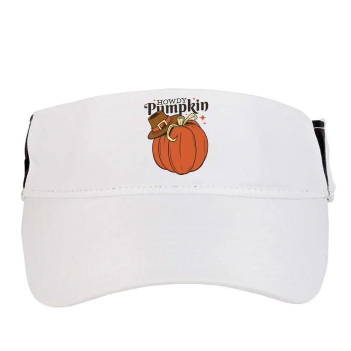 Howdy Pumpkin Cowboy Fall Adult Drive Performance Visor