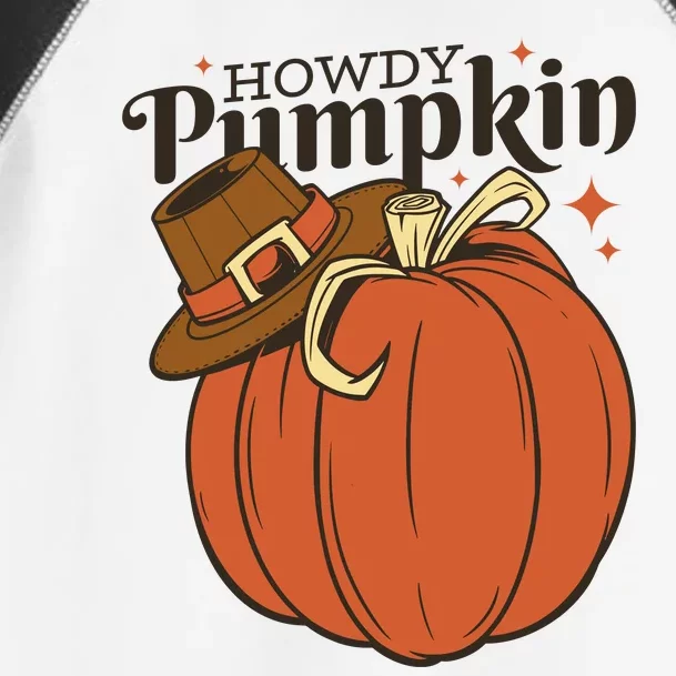 Howdy Pumpkin Cowboy Fall Toddler Fine Jersey T-Shirt