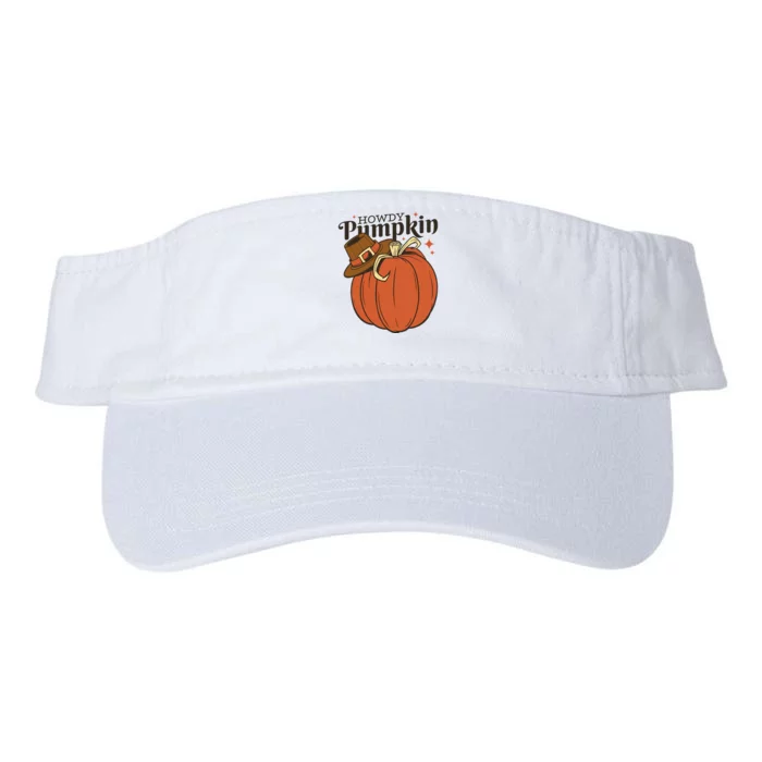 Howdy Pumpkin Cowboy Fall Valucap Bio-Washed Visor