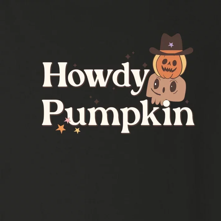 Howdy Pumpkin Cowgirl Pumpkin Spooky Vibes Hippie Halloween Gift Toddler Long Sleeve Shirt