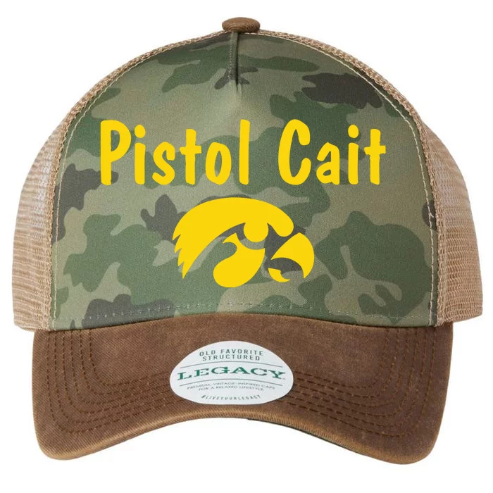 Hawkeyes Pistol Cait Legacy Tie Dye Trucker Hat