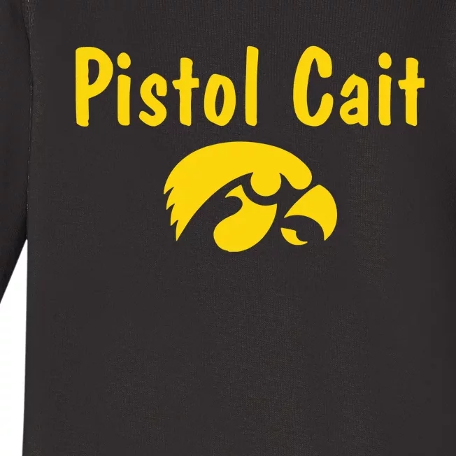 Hawkeyes Pistol Cait Baby Long Sleeve Bodysuit