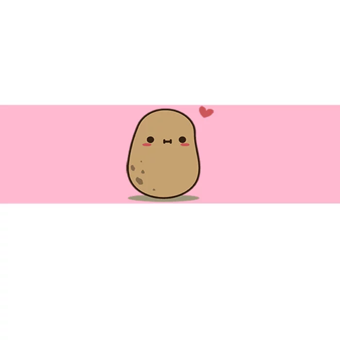 Happy Potato Cool Gift Bumper Sticker