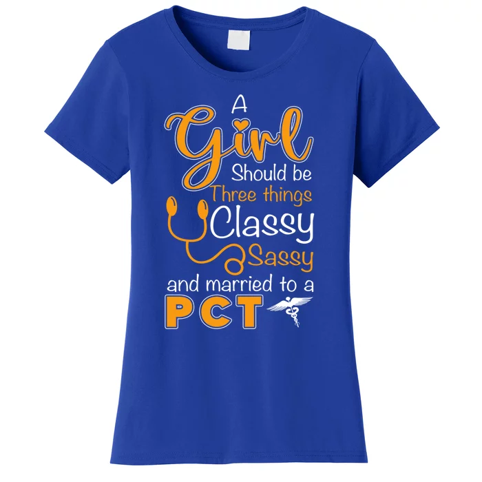 Healthcare Patient Care Technician Wife Friend Pct Great Gift Women's T-Shirt