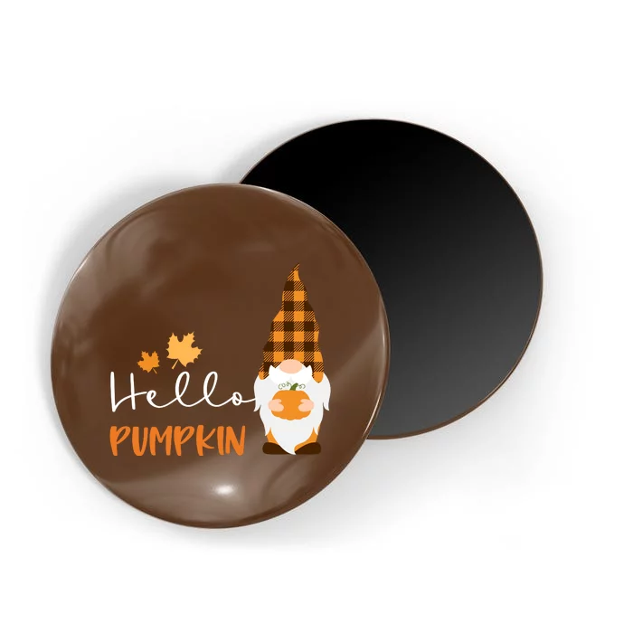 Hello Pumpkin Cute Gnome Fall Autumn Magnet