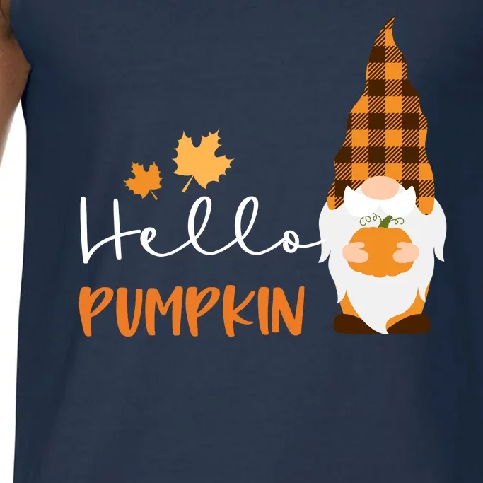 Hello Pumpkin Cute Gnome Fall Autumn Comfort Colors® Tank Top