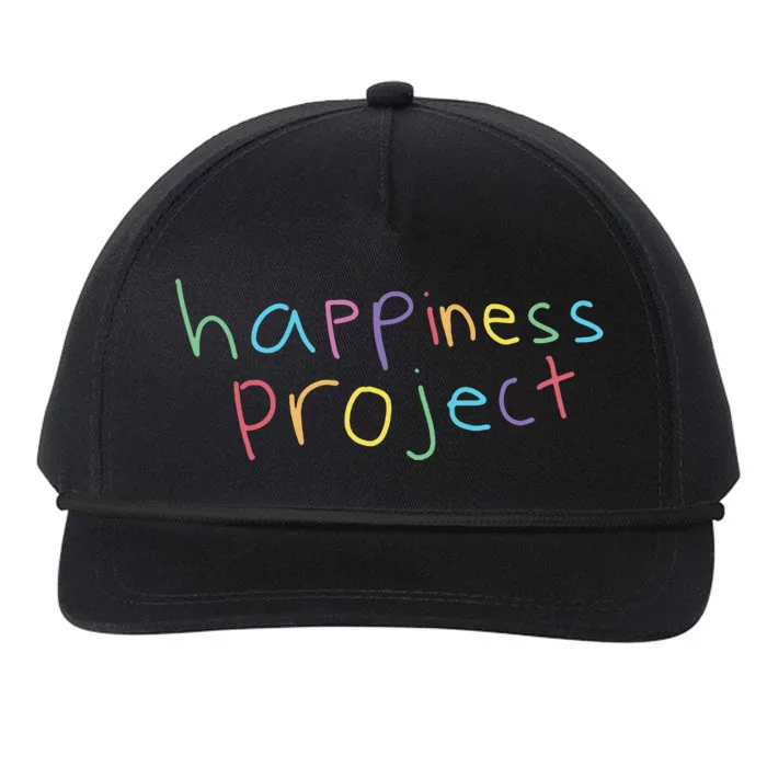 Happiness Project Cool Gift Snapback Five-Panel Rope Hat