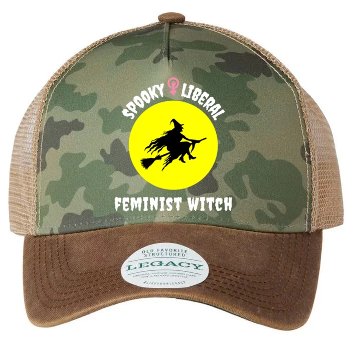 Halloween Pro Choice Spooky Liberal Feminist Witch Feminism Gift Legacy Tie Dye Trucker Hat