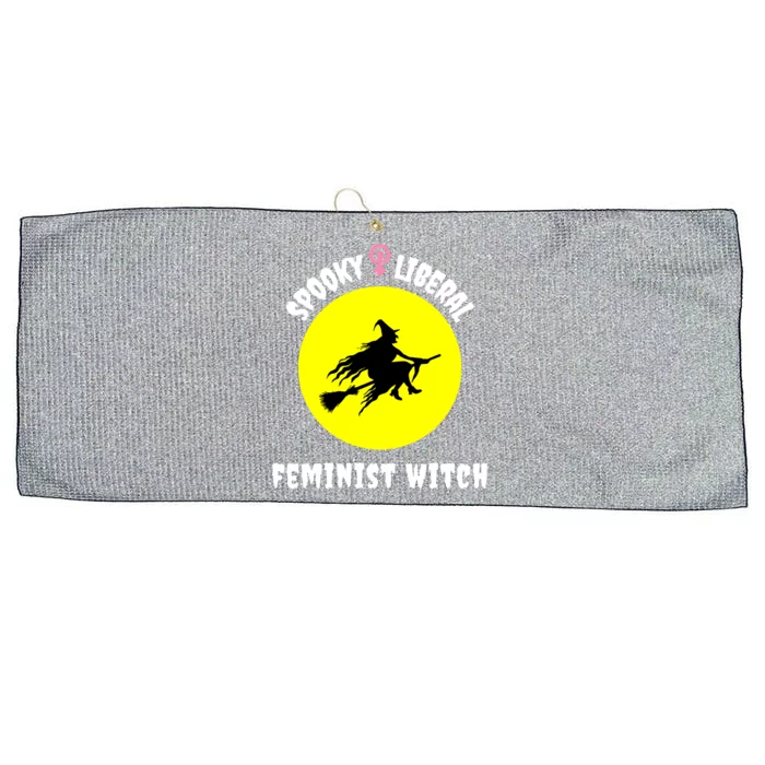 Halloween Pro Choice Spooky Liberal Feminist Witch Feminism Gift Large Microfiber Waffle Golf Towel