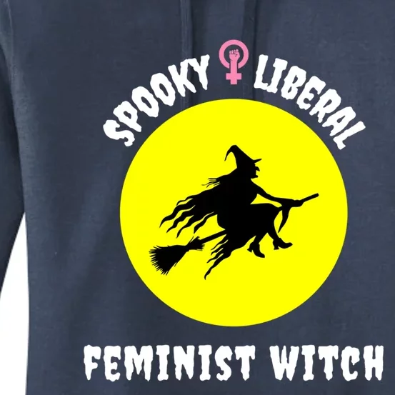 Halloween Pro Choice Spooky Liberal Feminist Witch Feminism Gift Women's Pullover Hoodie