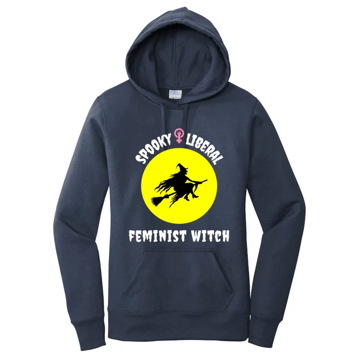 Halloween Pro Choice Spooky Liberal Feminist Witch Feminism Gift Women's Pullover Hoodie