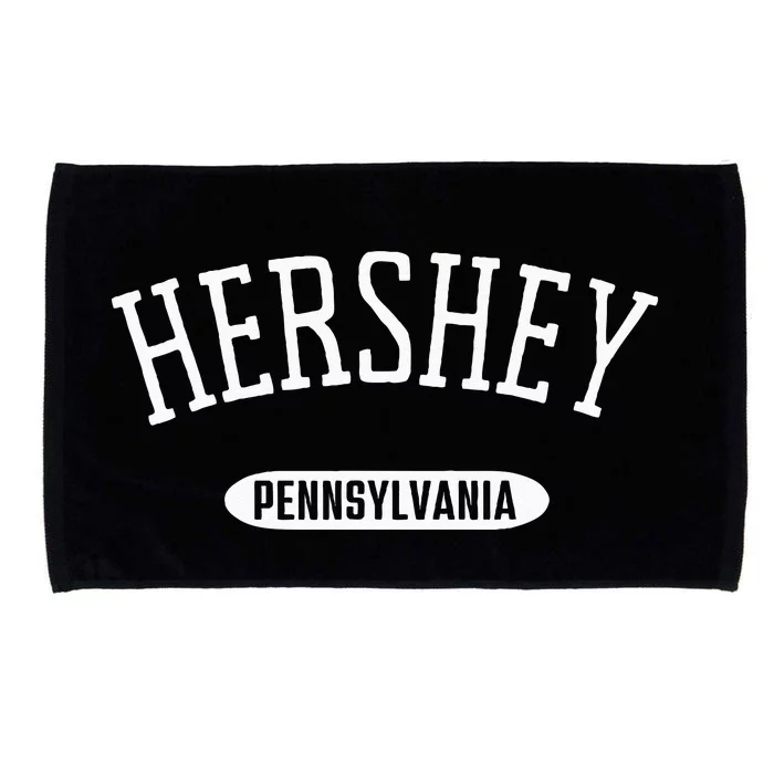 Hershey PA Classic Style Hershey Pennsylvania Microfiber Hand Towel