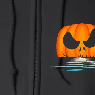 Halloween Pumpkin Costume - Spooky and Fun Full Zip Hoodie