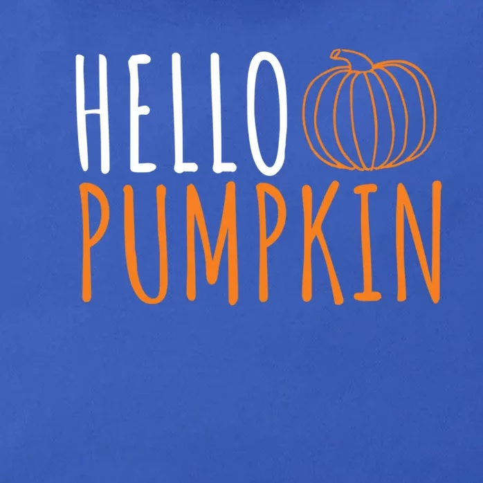 Hello Pumpkin Cute Fall Autumn Pumpkin Spice Gift Zip Tote Bag