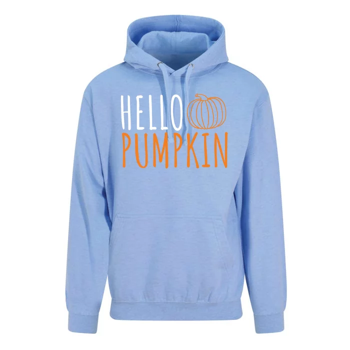 Hello Pumpkin Cute Fall Autumn Pumpkin Spice Gift Unisex Surf Hoodie